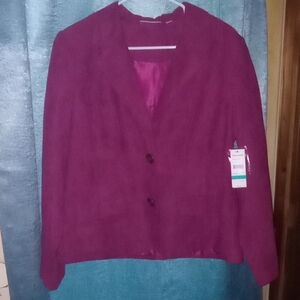 NWT (16) Studio Works Fall Rose Blazer